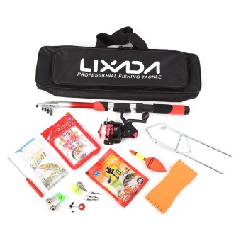 Lixada Fishing Tackle Set With 2.1m Telescopic Fiberglass FishingSea Rod Spinning Fishing Reel Fishing Baits Hooks Fishing Bag KitSeawater Freshwater Suits Professional Travel Fishing Pole Rod Set- Intl June 2018 - 3 Lixada Fishing Tackle Set with 2.1m Telescopic Fiberglass FishingSea Rod Spinning Fishing Reel Fishing Baits Hooks Fishing Bag KitSeawater Freshwater Suits Professional Travel Fishing Pole Rod Set- intl - 3