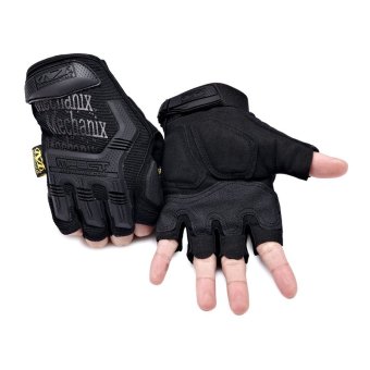 Mechanix Gym Tactical Fitness Gloves Army Military Sport Motorcycle Half Finger Fingerless Men Black July 2018 - 3 Mechanix Gym Tactical Fitness Gloves Army Military Sport Motorcycle Half Finger Fingerless Men Black - 3