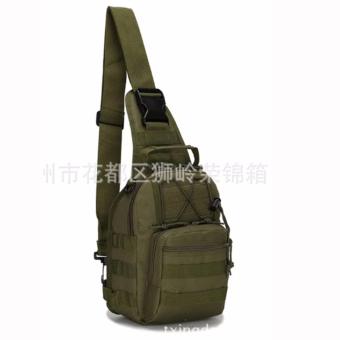 Men Tactical Outdoor Sport Crossbody Sling Shoulder ChestWaterproof Bag Backpack (Olive) June 2018 - 2 Men Tactical Outdoor Sport Crossbody Sling Shoulder ChestWaterproof Bag Backpack (Olive) - 2