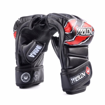 MMA Boxing Gloves High Quality PU Material MMA Half Fighting Gloves Muay Thai Training Breathable Male Fitness For Adult - Intl June 2018 - 3 MMA Boxing Gloves High Quality PU Material MMA Half Fighting Gloves Muay Thai Training Breathable Male Fitness For Adult - intl - 3