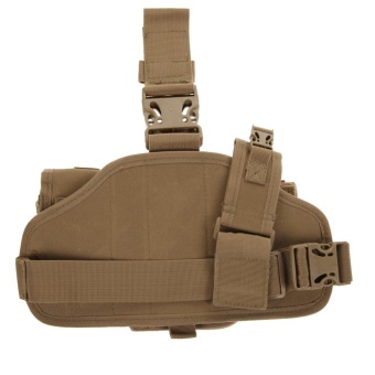 Molle Quick Detach Drop Leg Holster With MOLLE Pouch(Khaki) - Intl June 2018 - 2 Molle Quick Detach Drop Leg Holster with MOLLE Pouch(Khaki) - intl - 2