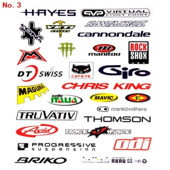 New Mountain Bike Bicycle Cycling Sticker Skateboard DecalDecoration Scratching Sticker Random Pattern - Intl June 2018 - 5 New Mountain Bike Bicycle Cycling Sticker Skateboard DecalDecoration Scratching Sticker Random Pattern - intl - 5