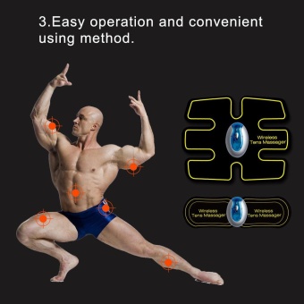 New Wireless Electric Massager EMS Abdominal Training Device TENS Unit Electrotherapy Back Pain Relief ABS Fit Muscle Stimulator - Intl June 2018 - 2 New Wireless Electric Massager EMS Abdominal Training Device TENS Unit Electrotherapy Back Pain Relief ABS Fit Muscle Stimulator - intl - 2