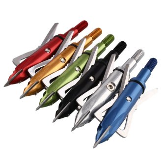 OEM 6Pcs Stainless Steel Hunting Arrow Heads Points Broadhead Chisel Tip 100 Grain June 2018 - 2 OEM 6Pcs Stainless Steel Hunting Arrow Heads Points Broadhead Chisel Tip 100 Grain - 2