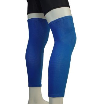 PROCARE PROTECT #6044AB Leg Sleeves 17-inch, Thigh Knee ShinSupport, Elastic 4-way Spandex Seamless PAIR (Blue) June 2018 - 2 PROCARE PROTECT #6044AB Leg Sleeves 17-inch, Thigh Knee ShinSupport, Elastic 4-way Spandex Seamless PAIR (Blue) - 2