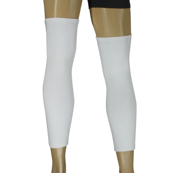 PROCARE PROTECT #6044W Leg Sleeves 17-inch, Thigh Knee ShinSupport, Elastic 4-way Spandex Seamless PAIR (White) June 2018 - 3 PROCARE PROTECT #6044W Leg Sleeves 17-inch, Thigh Knee ShinSupport, Elastic 4-way Spandex Seamless PAIR (White) - 3