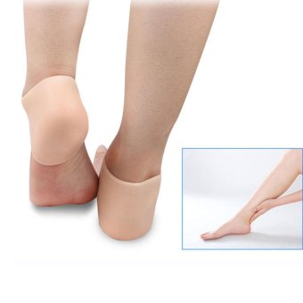 Protective Cracked Feet Pressure Pain Relief Socks Silicone GelCushion Pad Heel Liner For Foot Improved Circulation CompressionEffective Support For Arthritis Joint Pain Relief - Intl June 2018 - 4 Protective Cracked Feet Pressure Pain Relief Socks Silicone GelCushion Pad Heel Liner for Foot Improved Circulation CompressionEffective Support for Arthritis Joint Pain Relief - intl - 4