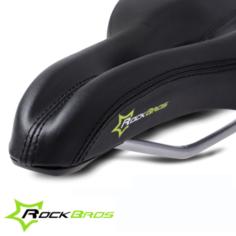 RockBros Bicycle Saddle High Carbon Steel Bow MTB Mountain Road Bike Saddle Comfortable Seat Bicycle Accessories Black April 2018 - 4 RockBros Bicycle Saddle High Carbon Steel Bow MTB Mountain Road Bike Saddle Comfortable Seat Bicycle Accessories Black - 4