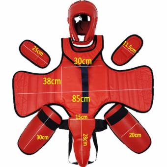 Sanda Sets Of Protective Gear Taekwondo Boxing Supplies(Black-73-2.5) June 2018 - 2 Sanda Sets of Protective Gear Taekwondo Boxing Supplies(Black-73-2.5) - 2