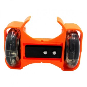 Small Whirl Wind Pulley With Cool Flashing LED Lights (Orange) June 2018 - 2 Small Whirl Wind Pulley with Cool Flashing LED Lights (Orange) - 2