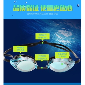 Speedo Waterproof Anti-fog Eye Swimming Goggles Swim Glasses PC Lens Silicone Strap - Intl July 2018 - 4 Speedo Waterproof Anti-fog Eye swimming goggles Swim Glasses PC Lens Silicone Strap - intl - 4