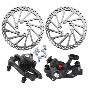 Stainless Steel Bicycle Disc Brake Set Kit Bike Rotor With Clipers Rear Wheel Brake F:180/ R:160 Front Wheel Brake F:160 R:140 - Intl June 2018 - 2 Stainless Steel Bicycle Disc Brake Set Kit Bike Rotor with Clipers Rear Wheel Brake F:180/ R:160 Front Wheel Brake F:160 R:140 - intl - 2