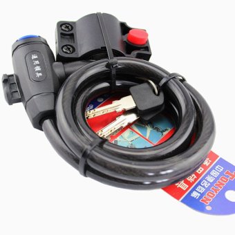 TONYON Anti-theft Steel Cable Bike Motorcycle Lock #0149 (Black) June 2018 - 2 TONYON Anti-theft Steel Cable Bike Motorcycle Lock #0149 (Black) - 2