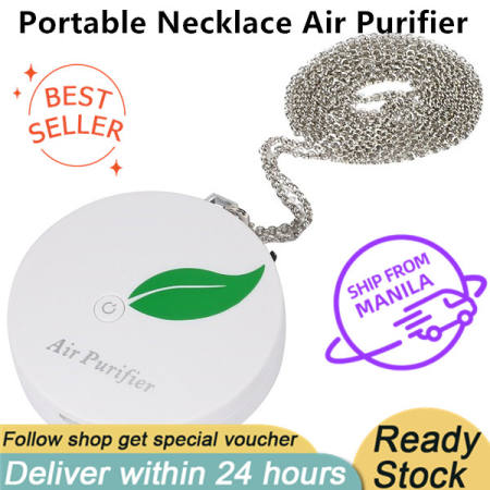 Wearable Air Purifier Necklace - Portable Ionizer for All Ages