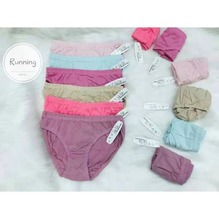 RA190-1# 6PCS  PANTY COTTON WOMENS