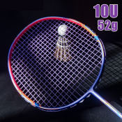 Super Light 100% Carbon Badminton Racket with Free String