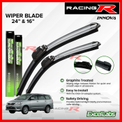 EXCELLABS Wiper Blades for Toyota Innova 2005-2015 - Pair