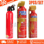 Portable Car Fire Extinguisher Set - 3C Certified - High Efficiency