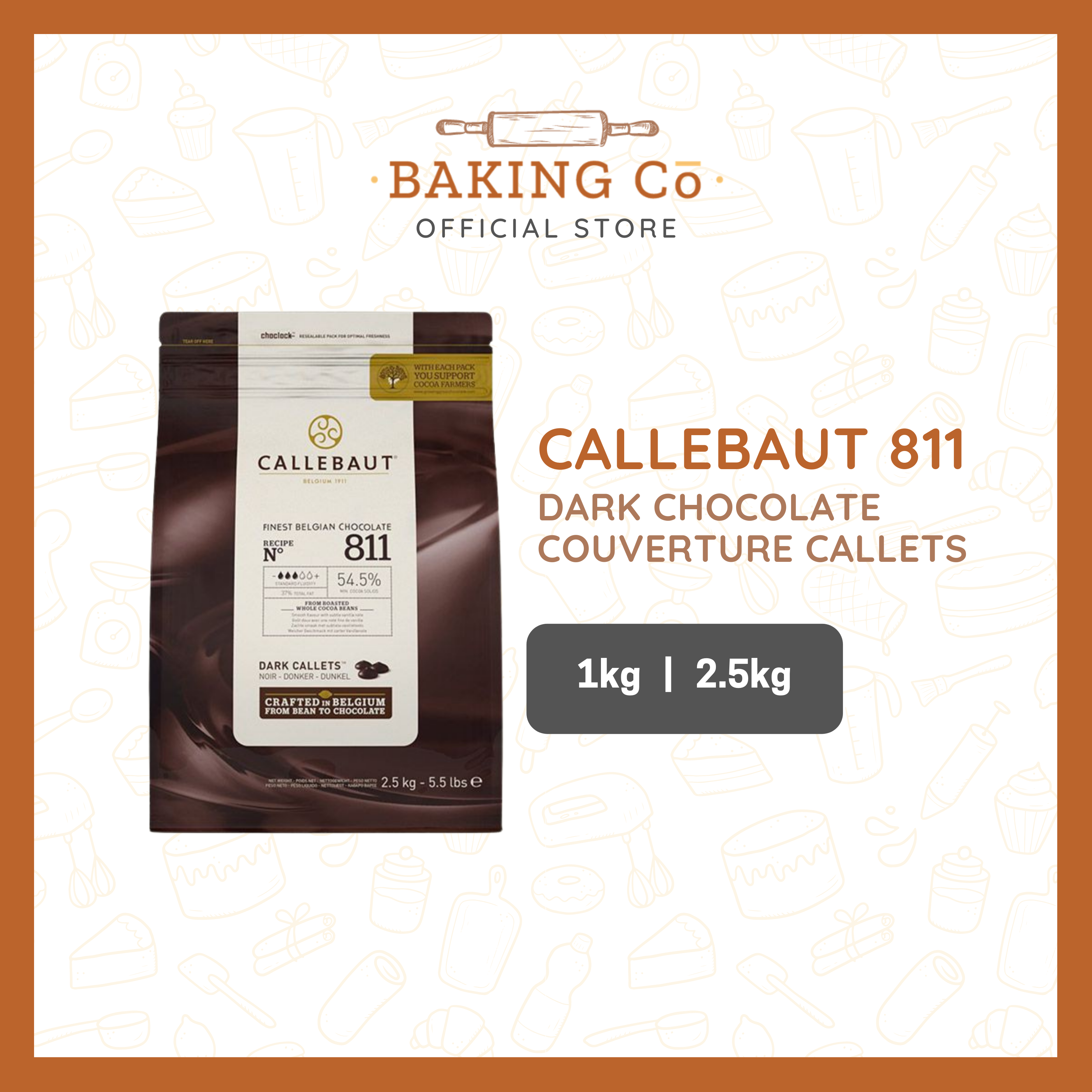 Callebaut BLACK COCOA Powder 500g