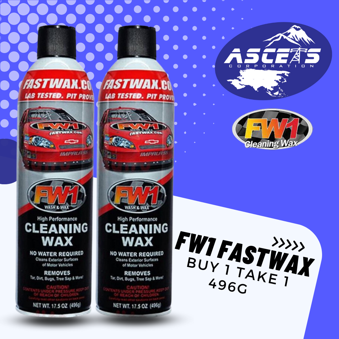FW1 Wash & Wax High Performance Cleaning Wax No Water Required 17.5 Oz.  (2-Pack)