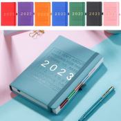 2023 A5 Planner with PU Leather Cover - Brand Name: [Optional]