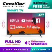 GanzKlar 40" Ultra-slim Smart HD LED TV with Warranty