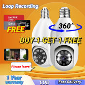 v380 Pro WiFi CCTV Camera Bulb - Buy 1 Get 1