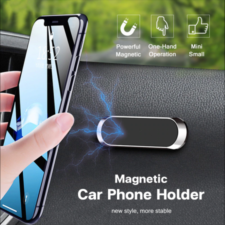 Magnetic Car Phone Holder for iPhone 12/11, Samsung, Huawei