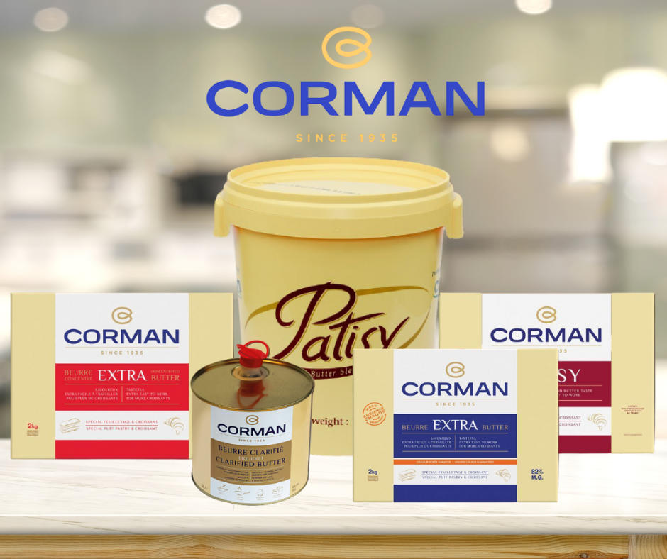 Corman Patisy Butter Blend 99.9% 17kgs – Finelab Finissimo Foods Group, Inc.