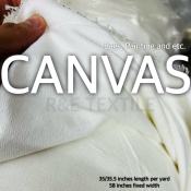 Raw Tela Canvas Fabric, 35" Length, 58" Width/Fabenation