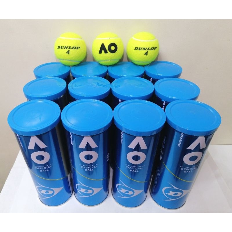 DUNLOP AO テニスボール 60球 (2球入ボトル×30缶) 【公式通販】