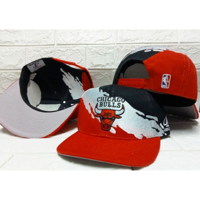 bulls splash snapback