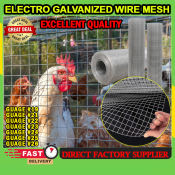 Electro Galvanized Wire Mesh Square Hole Welded Mesh Roll for Bird Cages, Chicken Wire, Garden Fence Rabbit Cage Net