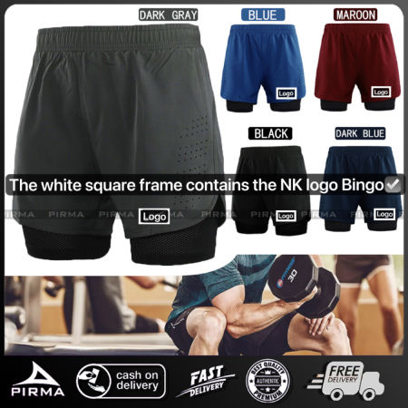 Coolair Men's 2-in-1 Running Shorts with Longer Liner