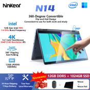 Ninkear N14 4K Touchscreen Laptop: 12th Gen Intel, 12
