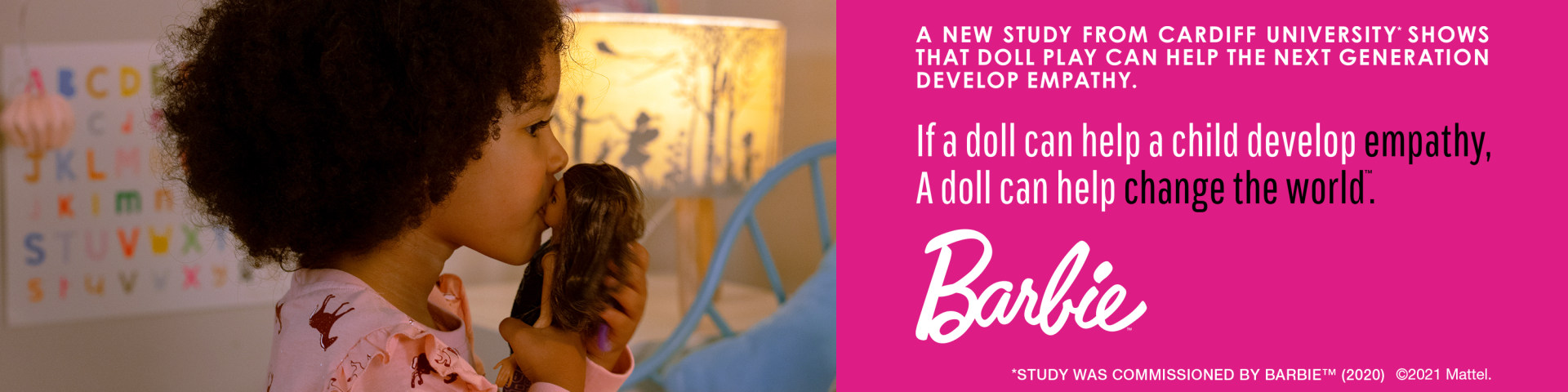 Barbie Fab Basic Doll Asian Doll in Pink Dress with Barbie Print