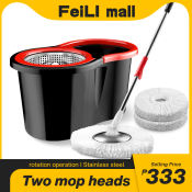 FEILI Spinner Mop - Wet and Dry Floor Cleaning Solution