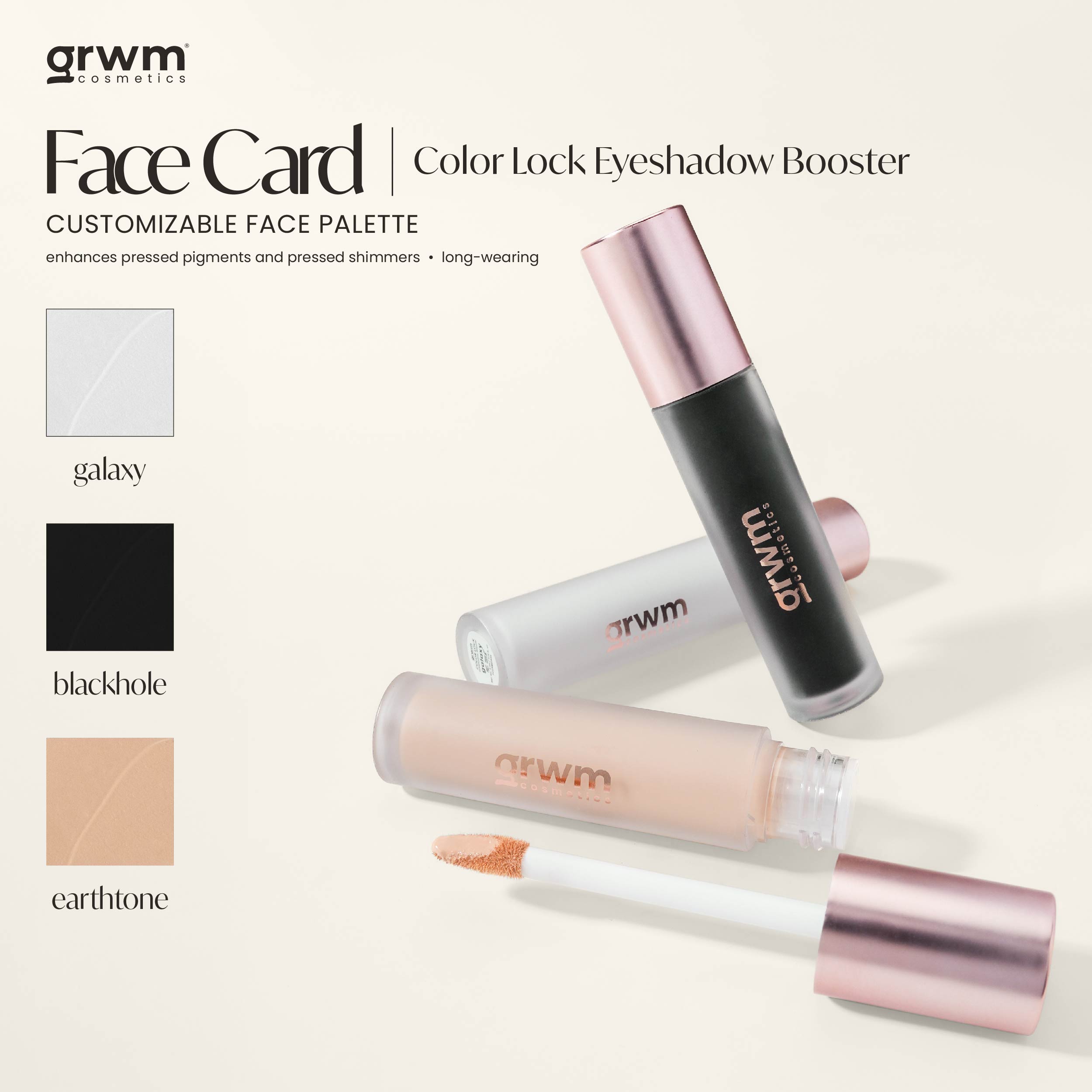 Discount on GRWM Cosmetics  shoes - SKU: GRWM Cosmetics Face Card Shadowplay - Color Lock Eyeshadow Booster
