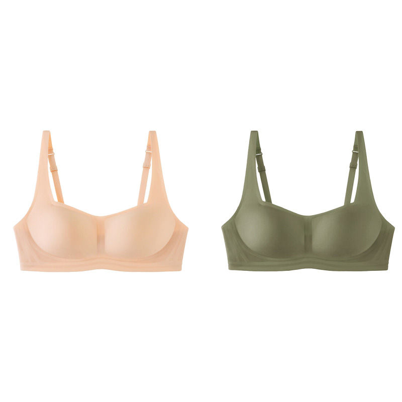 Motovita Women Seamless Bra Yoga Square Neck Push Up Wire Free Bra Full Cup Soft Support Comfortable Lingerie - Image 3
