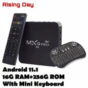 M.XQ PRO 5G+256G Android 11.1 Ultra HD TV Box