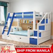 Luxury Multifunctional Bunk Bed with Storage - BAIERDI