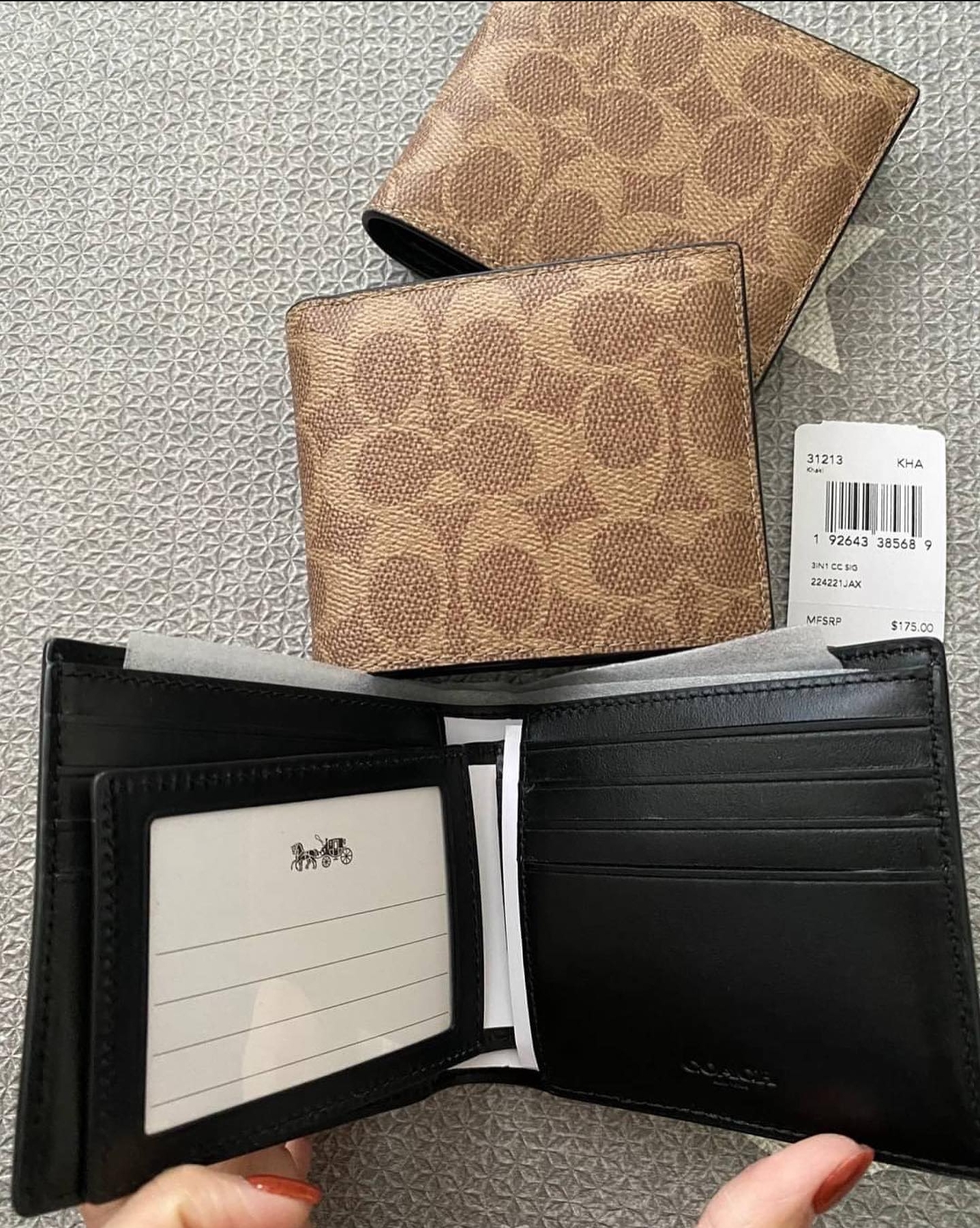 3-In-1 L-Zip Wallet In Signature Canvas