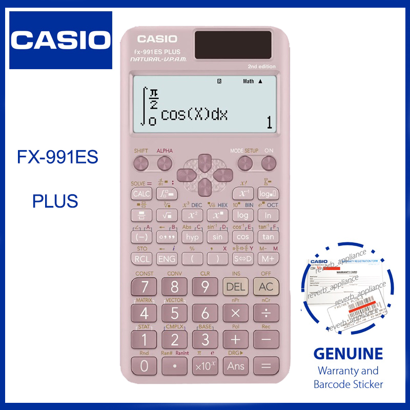 Casio Original fx-991ES Plus 2nd Edition Scientific Calculator Applicable  to Entrance Examination