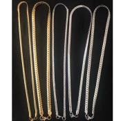 Vintage Snake Chain Necklace - Gold/Silver Plated Stainless Steel (Unisex)