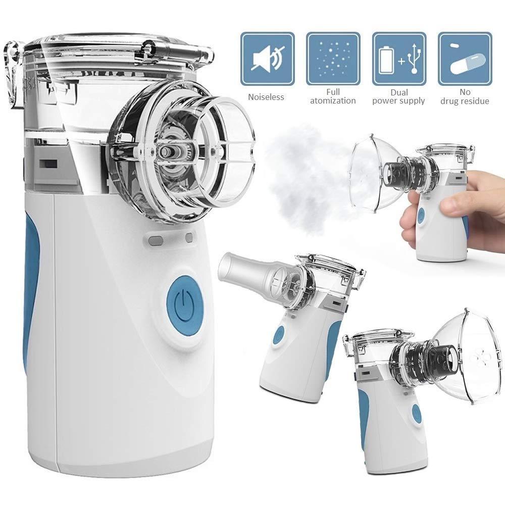Portable Ultrasonic Handheld Steam Compressor Cool Mist Inhaler Humidifier Vaporizers Machine ...