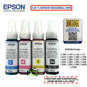 Epson Original Ink Set for L-Series Printers (4 Bottles)