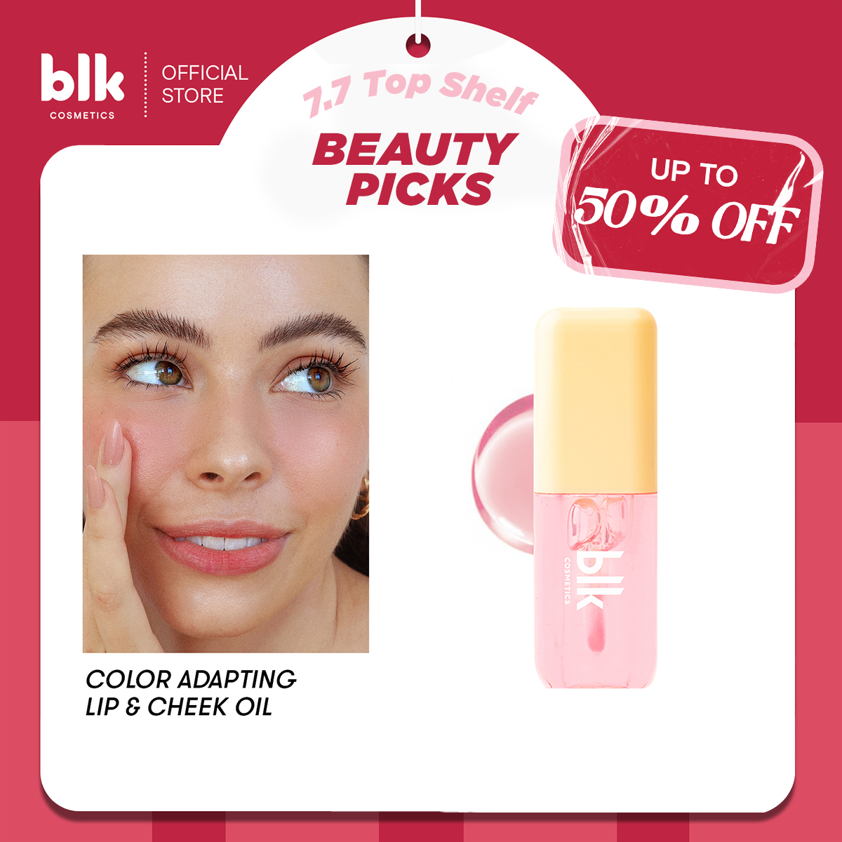 Discount on BLK Cosmetics  shoes - SKU: blk cosmetics fresh color adapting lip and cheek oil