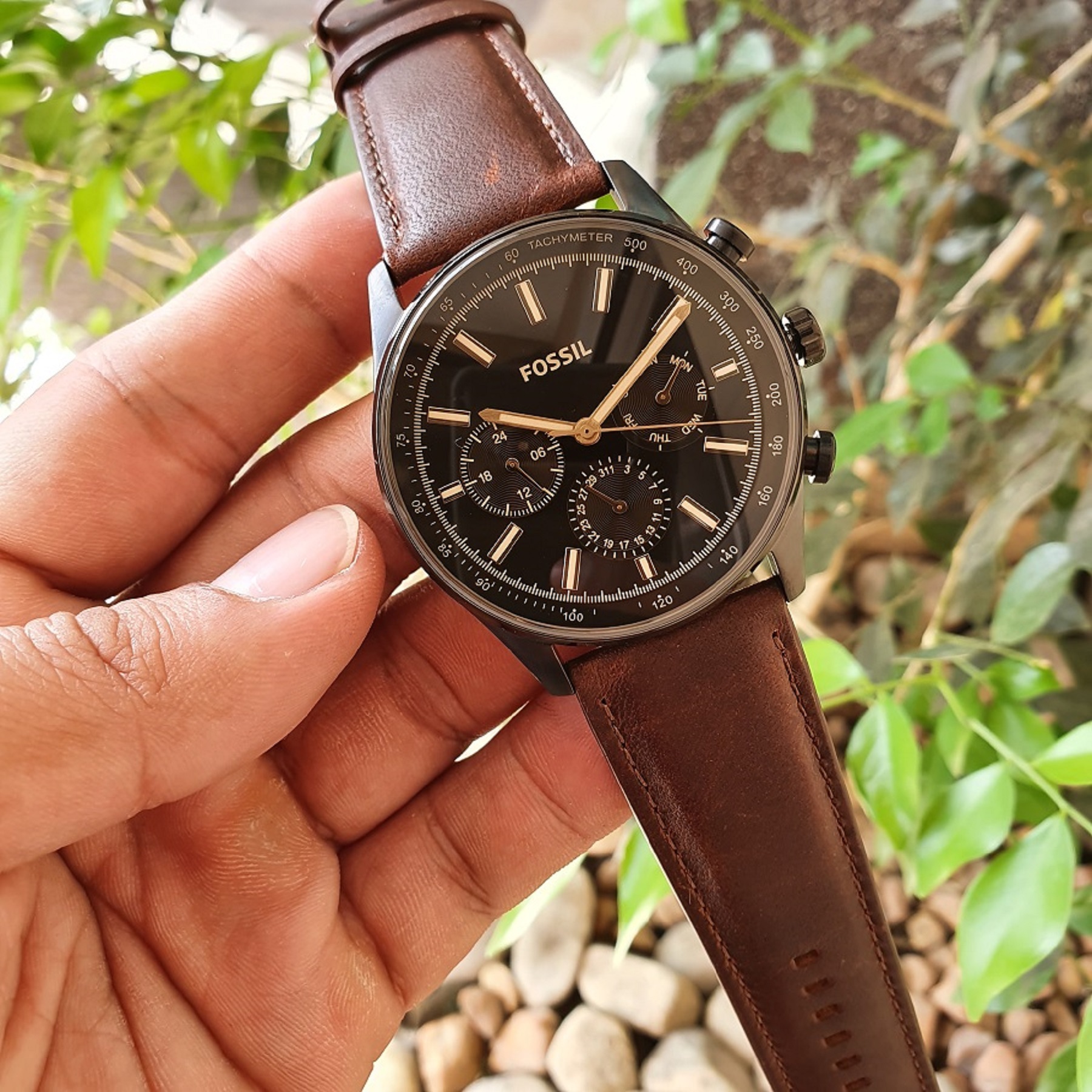 Men Brown Leather BQ2457 Sullivan 