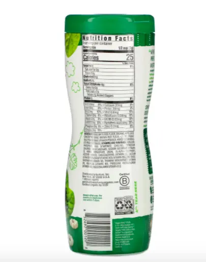 happy baby kale and spinach puffs