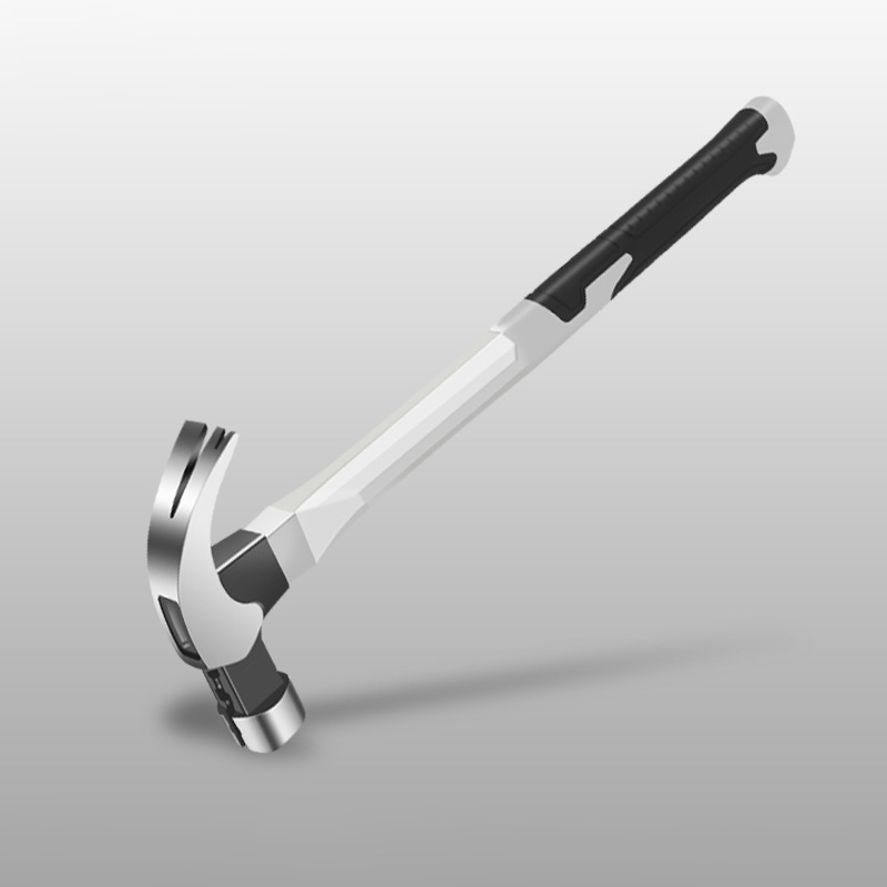 Long Handle Claw Hammer Double Nail High Carbon Steel Household Durable Anti Slip Industrial Grade Hand Tool - Image 2